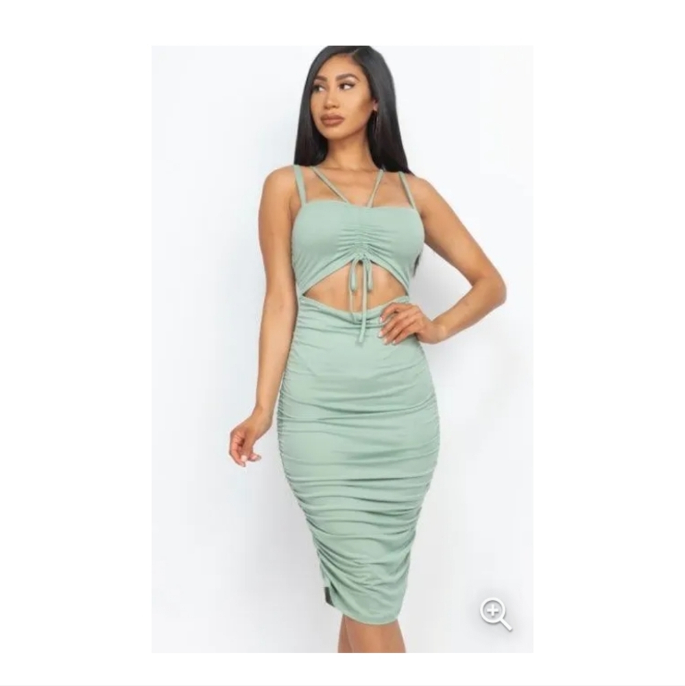 Ruched Bodycon Dress